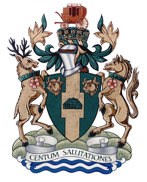 Arms of the District of 100 Mile House