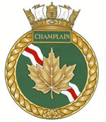 Badge of HMCS Champlain