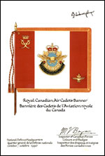 Letters patent approving the Flag of the Royal Canadian Air Cadets