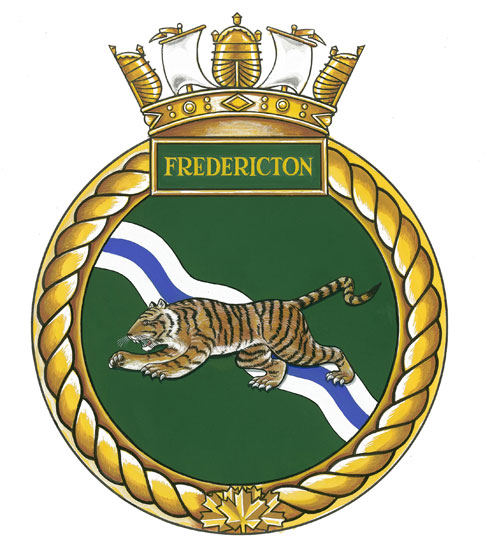 Badge of HMCS Fredericton