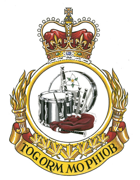 Badge of the Central Region Cadet School of Pipes and Drums