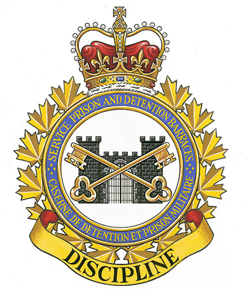 Badge of the Canadian Forces Service Prison and Detention Barracks