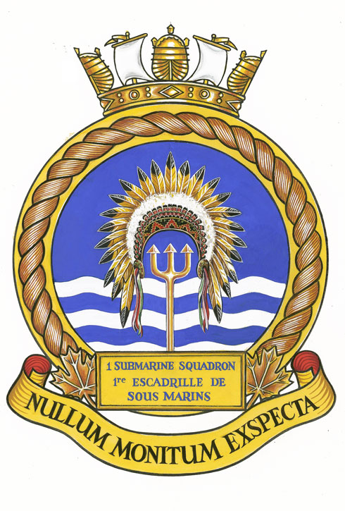 Insigne de la Première escadrille canadienne de sous-marins