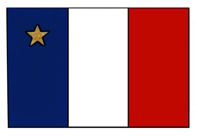 Drapeau national de l'Acadie