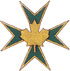 Insigne de L'ordre militaire et hospitalier de Saint-Lazare-de-Jérusalem au Canada