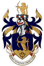 Arms of John Geoffrey Booth