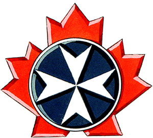 Insigne du Prieuré du Canada de l'Ordre très vénérable de l'Hôpital de Saint-Jean de Jérusalem