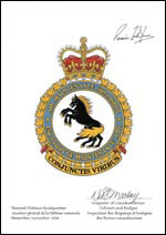 Letters patent approving the Badge of 8 Air Maintenance Squadron