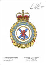 Letters patent approving the Badge of 12 Air Maintenance Squadron