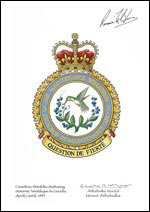 Letters patent approving the Badge of 3 Air Maintenance Squadron