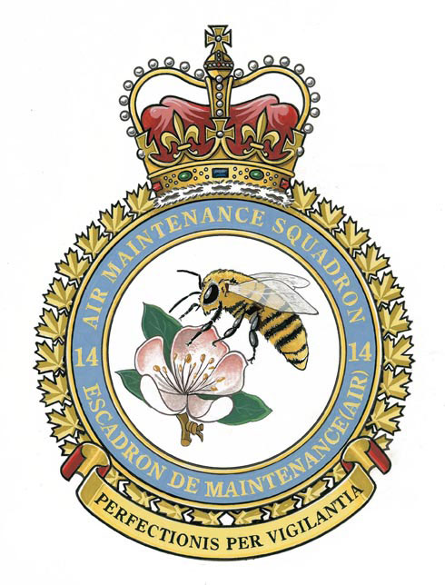 Badge of 14 Air Maintenance Squadron