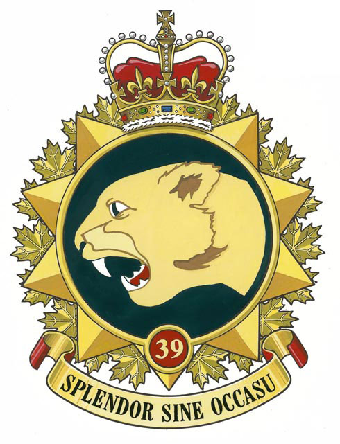 Badge of 39 Canadian Brigade Group