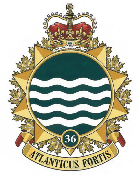 Badge of 36 Canadian Brigade Group