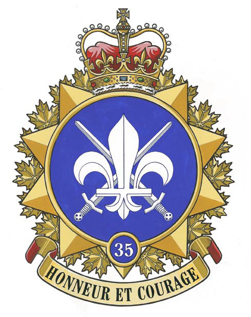 Badge of 35 Canadian Brigade Group