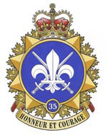 Badge of 35 Canadian Brigade Group