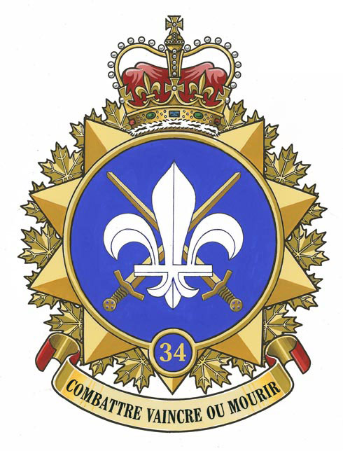 Badge of 34 Canadian Brigade Group