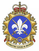 Badge of 34 Canadian Brigade Group