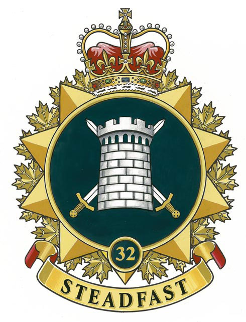 Badge of 32 Canadian Brigade Group