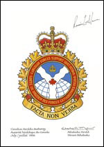 Letters patent approving the Badge of the Canadian Forces Support Unit (Ottawa)