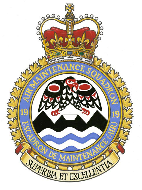 Badge of 19 Air Maintenance Squadron