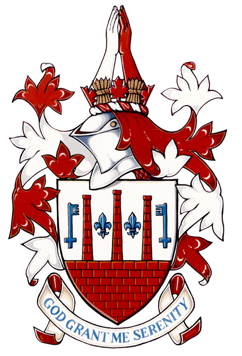 Arms of Peter Gordon Merrick Kirkegaard