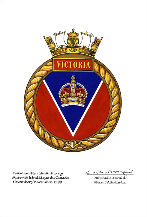 Approbation de l'insigne du N.C.S.M. Victoria