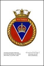 Approbation de l'insigne du N.C.S.M. Victoria