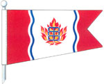 Drapeau de la Distinction commémorative de la bataille du Golfe Saint-Laurent