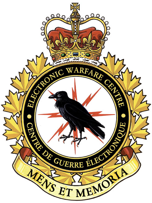 Insigne du Centre de guerre électronique des Forces canadiennes