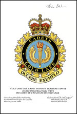 Approbation de l'insigne du Centre d'instruction d'été des cadets de l'aviation de Cold Lake