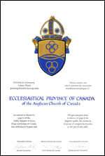 Lettres patentes concédant des emblèmes héraldiques à l'Ecclesiastical Province of Canada