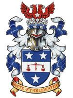 Arms of Colin Simpson Lazier