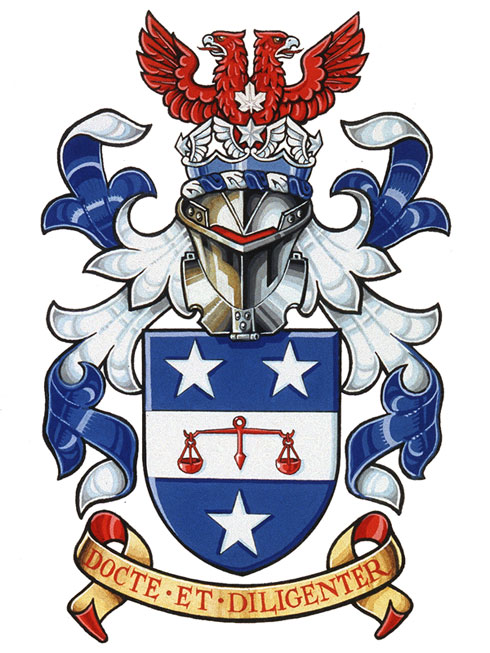 Arms of Colin Simpson Lazier