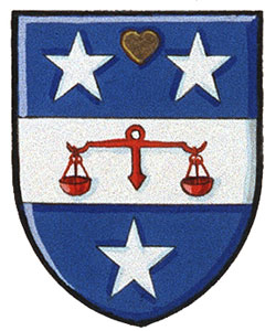 Differenced Arms for Sarah Jane Keating, daughter of Colin Simpson Lazier