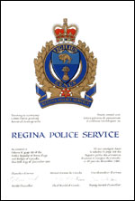 Lettres patentes concédant des emblèmes héraldiques au Regina Police Service