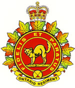 Insigne de The Ontario Regiment (RCAC)