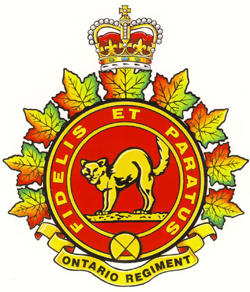 Insigne de The Ontario Regiment (RCAC)