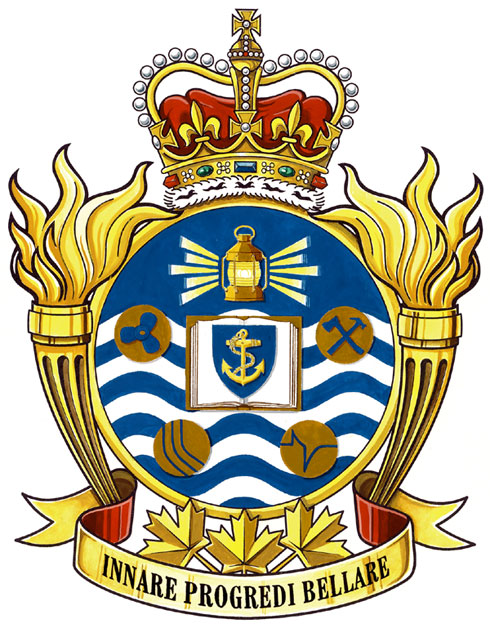 Insigne de l'École de génie naval des Forces canadiennes