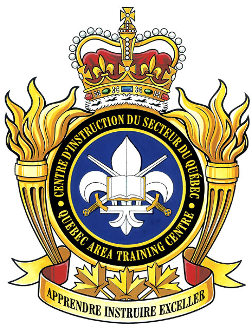 Insigne du Centre d'instruction du secteur du Québec de la Force terrestre