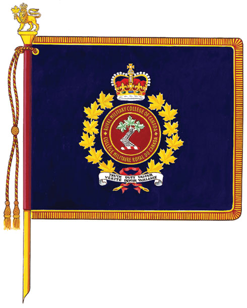 Drapeau régimentaire du Collège militaire royal du Canada