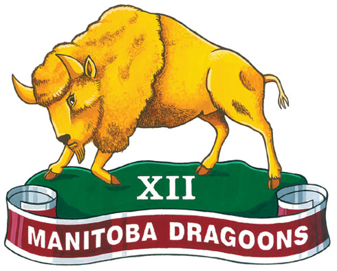 Badge of the 12th Manitoba Dragoons