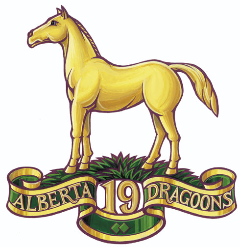 Badge of the 19th Alberta Dragoons