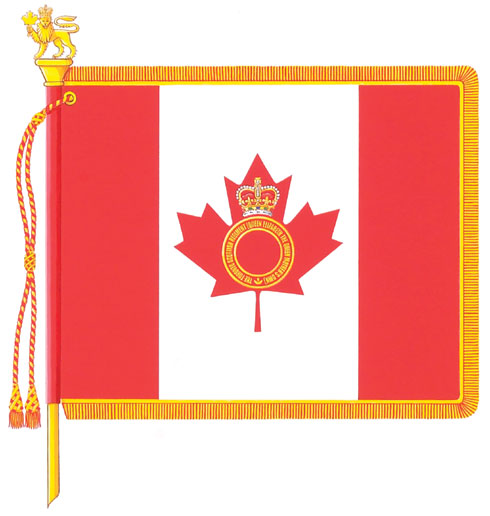 Drapeau royal de The Toronto Scottish Regiment (Queen Elizabeth The Queen Mother's Own)