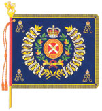 Drapeau régimentaire de The Toronto Scottish Regiment (Queen Elizabeth The Queen Mother's Own)