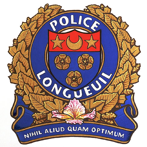 Badge of the Service de police of the Ville de Longueuil