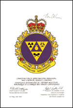 Approbation de l'insigne de la Compagnie interarmées de défense nucléaire, biologique et chimique des Forces canadiennes