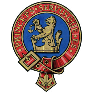 Badge of office of the Rector of Queen's University at Kingston