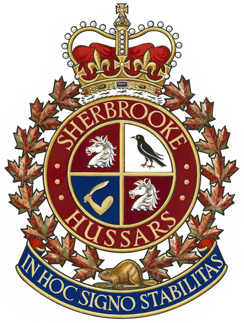 Insigne de The Sherbrooke Hussars