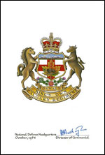 Approbation de l'insigne de The King's Own Calgary Regiment (RCAC)