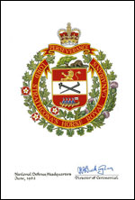 Approbation de l'insigne du Lord Strathacona's Horse (Royal Canadians)